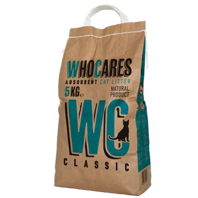 WC WhoCares Classic вбираючий наповнювач для котячого туалету