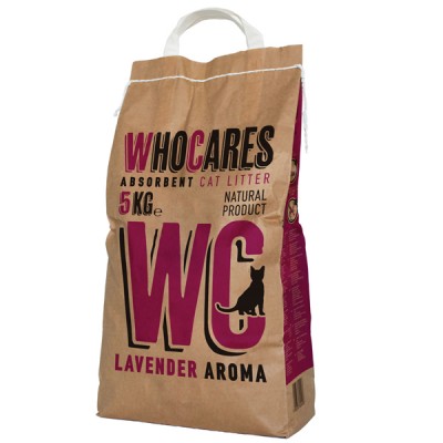 WC WhoCares Lavander поглинаючий наповнювач для котячого туалету із запахом лаванди
