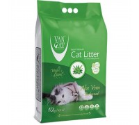 Бентонітовий наповнювач VanCat AloeVera для котячого туалету, 10 кг