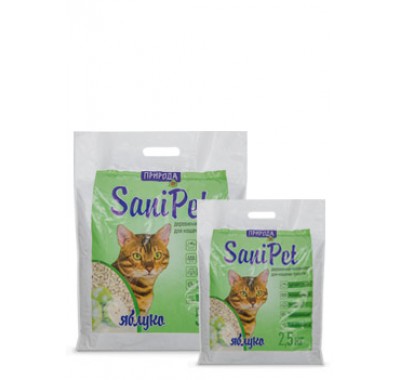 Наповнювач Sani Pet деревне універсальне яблуко