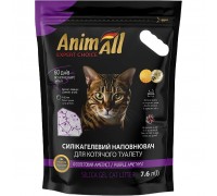 Наповнювач для котячого туалету AnimAll Фіолетовий аметист силикагелевий 7,6 л