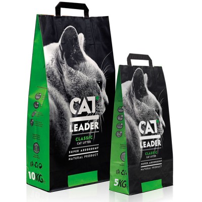 Cat Leader супер-вбираючий наповнювач у котячий туалет 5 кг