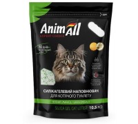 Наповнювач для котячого туалету AnimAll Зелений Смарагд силікагель 10,5 л
