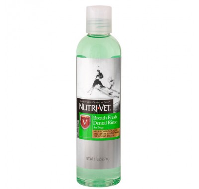Nutri-Vet Breath Fresh НУТРІ-ВІТ СВІЖЕ ДИХАННЯ рідина для собак від зубного нальоту та запаху з пащі, концентрат 237 мл