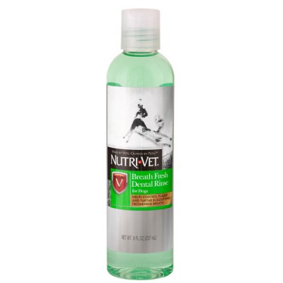 Nutri-Vet Breath Fresh НУТРІ-ВІТ СВІЖЕ ДИХАННЯ рідина для собак від зубного нальоту та запаху з пащі, концентрат 237 мл