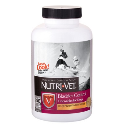 Nutri-Vet Bladder Control НУТРІ-ВІТ КОНТРОЛЬ сечового міхура добавка для собак від нетримання сечі 90 шт