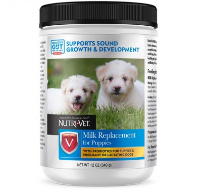 Nutri-Vet Puppy Milk НУТРІ-ВІТ МОЛОКО ДЛЯ ЦУЦЕНЦІВ замінник сучого молока для цуценят 340 г