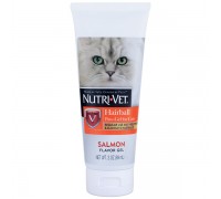 Nutri-Vet Hairball Salmon НУТРІ-ВІТ ВИВЕДЕННЯ ШЕРСТИ ЛОСІС добавка для кішок, гель 89 мл