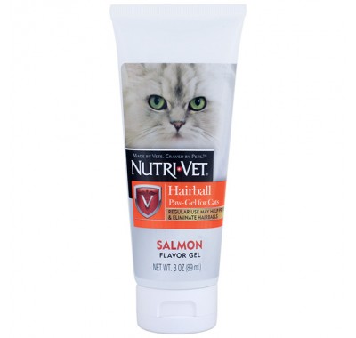 Nutri-Vet Hairball Salmon НУТРІ-ВІТ ВИВЕДЕННЯ ШЕРСТИ ЛОСІС добавка для кішок, гель 89 мл