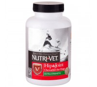 Nutri-Vet Hip&Joint Extra НУТРІ-ВІТ ЗВ'ЯЗКИ І СУСТАВИ ЕКСТРА (2 рівень), хондроїтин та глюкозамін для собак з ЧСЧ 120 шт 66664