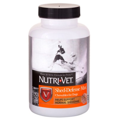 Nutri-Vet Shed Defense НУТРІ-ВІТ ЗАХИСТ ВЕРСТИ вітамінний комплекс для вовни собак з Омега-3 60 шт