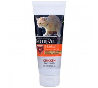 Nutri-Vet Hairball Chicken НУТРІ-ВІТ ВИВЕДЕННЯ ШЕРСТИ КУРИЦЯ добавка для кішок 89 мл