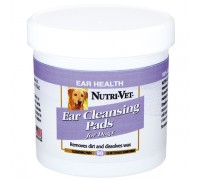 Nutri-Vet Dog Ear Wipe НУТРІ-ВІТ ЧИСТІ ВУХА вологі серветки для гігієни вух собак 90 шт