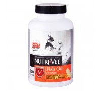 Nutri-Vet Fish Oil НУТРІ-ВІТ РИБИЙ ЖИР добавка для вовни собак 100 шт