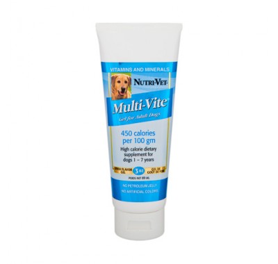 Nutri-Vet Multi-Vite НУТРІ-ВІТ МУЛЬТІ-ВІТ ГЕЛЬ комплекс вітамінів та мінералів для собак, гель 89 мл