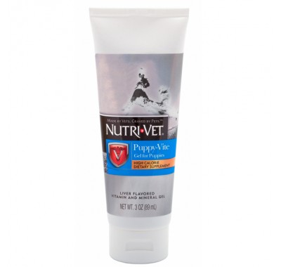 Nutri-Vet Puppy-Vite Gel НУТРІ-ВІТ ПАППІ-ВІТ ГЕЛЬ вітамінний гель для цуценят до 9 місяців 89 мл