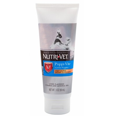 Nutri-Vet Puppy-Vite Gel НУТРІ-ВІТ ПАППІ-ВІТ ГЕЛЬ вітамінний гель для цуценят до 9 місяців 89 мл