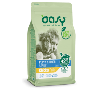 Сухий корм для цуценят OASY LIFESTAGE Puppy & Junior Large з куркою 18 кг, 349190