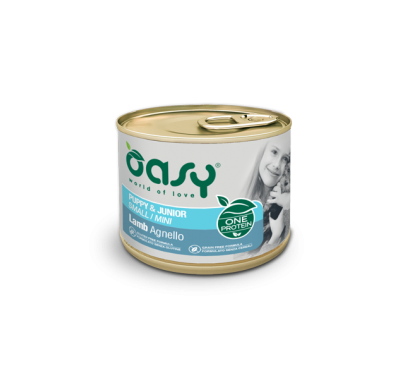 Вологий корм для цуценят OASY OAP Puppy & Junior Small/Mini ягня 200 г, 344447