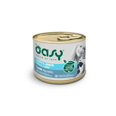 Вологий корм для цуценят OASY OAP Puppy & Junior Small/Mini ягня 200 г, 344447