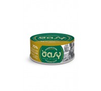 Вологий корм для кішок OASY CAT Wet More Love курка з сочевицею, ніжна нарізка у соусі 70 г, 349824