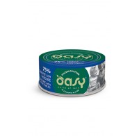 Вологий корм для кішок OASY CAT Wet More Love сардинела з овочами, ніжна нарізка у соусі 70 г, 349862