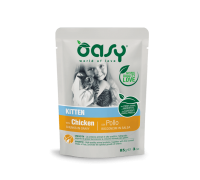 Вологий корм для кошенят OASY CAT Kitten курка 85 г, 343686