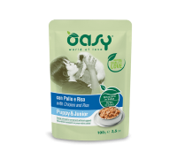 Вологий корм для цуценят OASY OAP Puppy курка та рис (pouch) 100 г, 510643