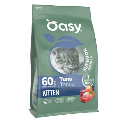 Сухий корм для кішок Oasy Dry Cat Superior Kitten тунець 1,5 кг, 515730