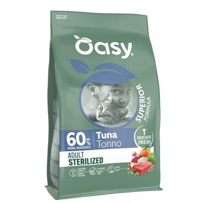Сухий корм для кішок Oasy Dry Cat Superior Sterilized тунець 300 г, 515556