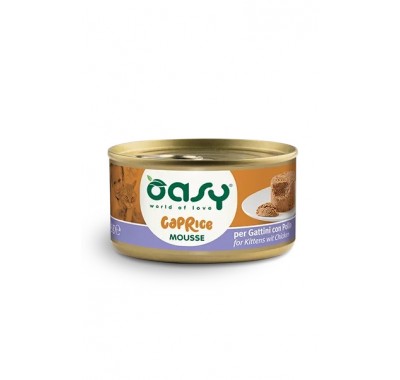 Влажный корм для котят OASY CAT Caprice Kitten курица 85 г, (мусс) 342771