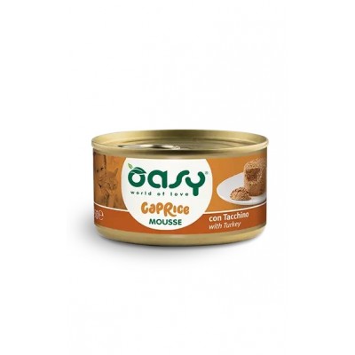 Вологий корм для кішок OASY CAT Caprice індичка 85 г, (мус) 342870
