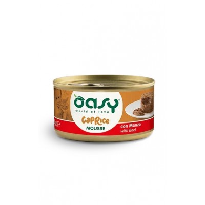 Вологий корм для кішок OASY CAT Caprice яловичина 85 г, (мус) 342795