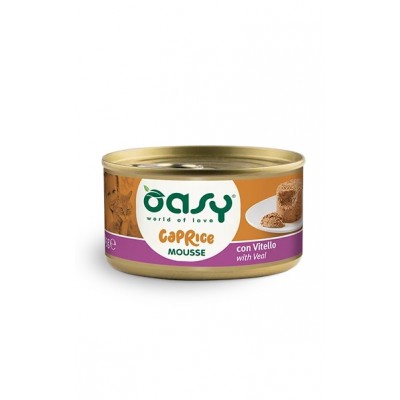Вологий корм для кішок OASY CAT Caprice Телятина 85 г, (мус) 342832
