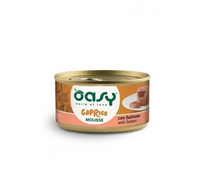 Вологий корм для кішок OASY CAT Caprice Лосось 85 г, (мус) 342856