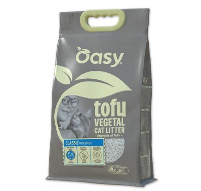 Соєвий наповнювач для котячого туалету Oasy Тофу Classic 10 л, 514399