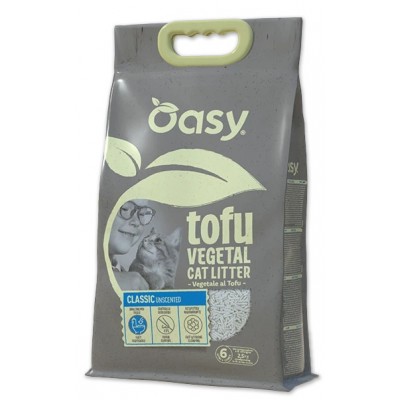 Соєвий наповнювач для котячого туалету Oasy Тофу Classic 10 л, 514399