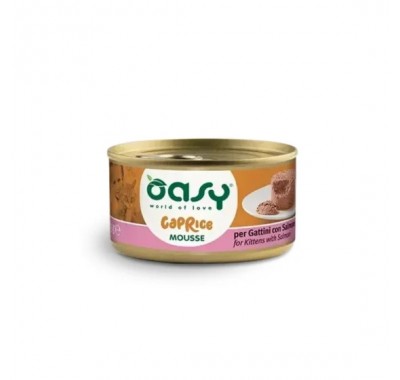 Влажный корм для котят OASY CAT Caprice Kitten 85 г, лосось (мусс) 9512036