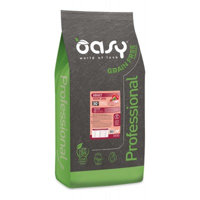 Сухий корм для собак OASY DOG Grain Free Adult Medium/Large індичка з яблуком та журавлиною 18 кг, 349398