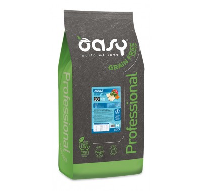 Сухий корм для собак OASY DOG Grain Free Adult Medium/Large риба з яблуком та бататом 18 кг, 349411