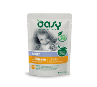 Вологий корм для кішок OASY CAT Adult курка 85 г, 343709