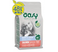 Сухий корм для щенят OASY OAP PUPPY Small/Mini лосось 800 г, 348292