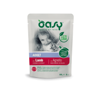 Вологий корм для кішок OASY CAT Adult ягня 85 г, 345635