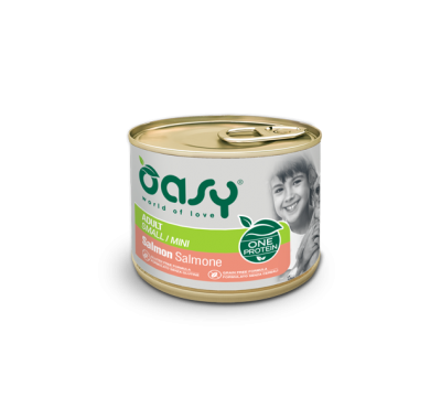 Вологий корм для собак OASY OAP Adult Small/Mini лосось 200 г, 344386