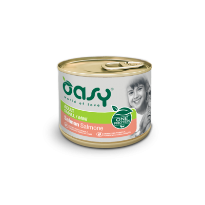 Вологий корм для собак OASY OAP Adult Small/Mini лосось 200 г, 344386