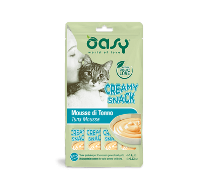 Ласощі для кішок OASY CAT Сreamy Тунець (4X15) 60 г, 510742