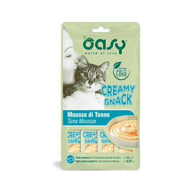 Ласощі для кішок OASY CAT Сreamy Тунець (4X15) 60 г, 510742
