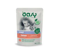 Вологий корм для кішок OASY CAT Adult лосось 85 г, 343723