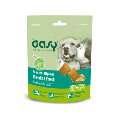 Ласощі для собак OASY DOG TREATS Dental Fresh 70 г, 343129