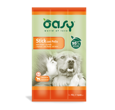 Лакомства для собак OASY DOG Stick курица (3x12 ) 36 г, 510223